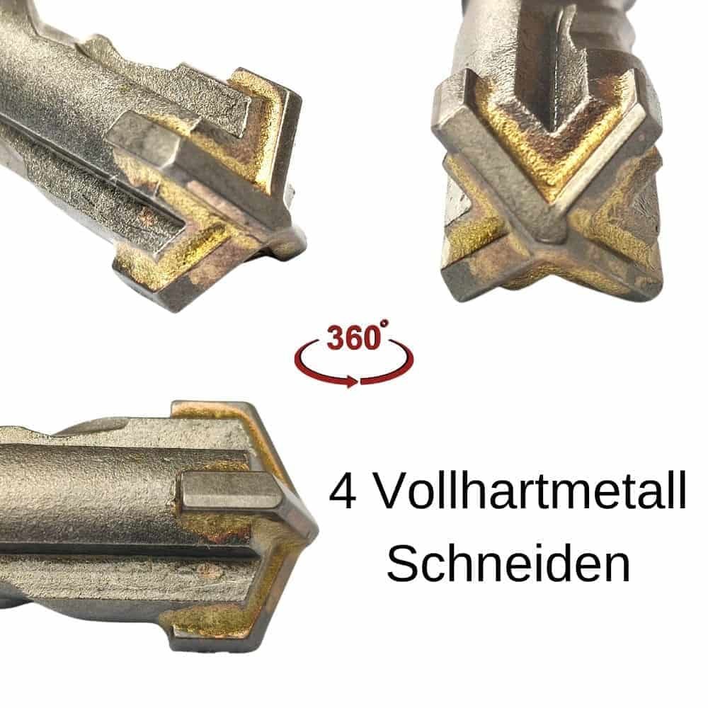 Hammer drill bit for SDS-PLUS 4-cutter Ø 14.0mm x 160mm length-1