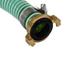 1"/25mm suction + pressure hose with suction basket, check valve + quick coupling 3m-0