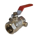 Lever Ball Valve with Drain 1 1/2"-2