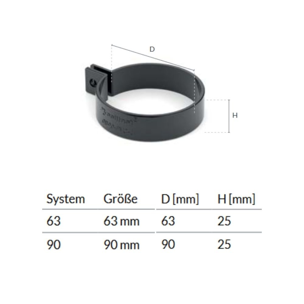 Bracket (PVC) brown System 90-0