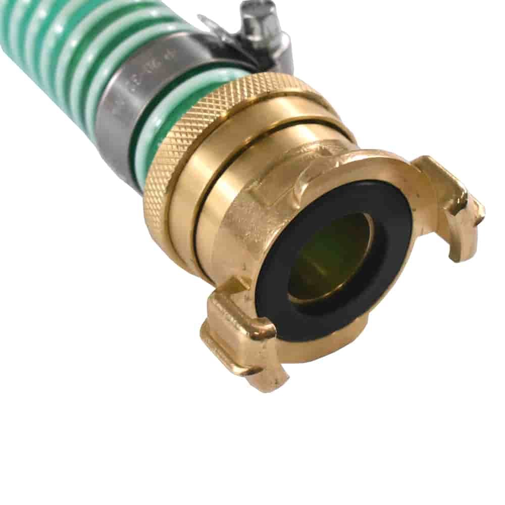 1"/25mm Suction + Pressure Hose with Suction Basket, Check Valve + Suction Coupling 1m-0