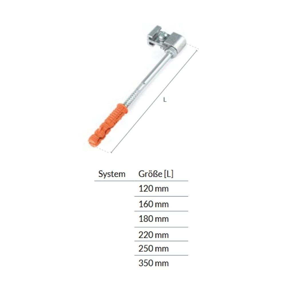 Hook for PVC Bracket (Metal) 220mm-0