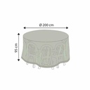 Protective Cover Deluxe Round Seating Group, approx. 200x95-0