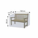 Protective Cover Deluxe Bench, approx. 160x75x80-0