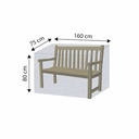 Protective Cover Deluxe Bench, approx. 120x78x80-0