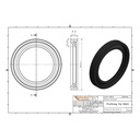 Profile ring for KGUS DN/OD 110-1