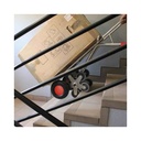 Aluminium Stair Trolley 200 kg with 2 five-arm Wheel Stars Pneumatic Tires 610 x 705 x 1310 mm-1