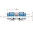 PP PE Pipe Fitting Coupling Sleeve 32 x 32-0