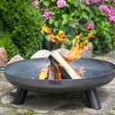 Fire Bowl "BALI" 70 cm - made of natural steel-0