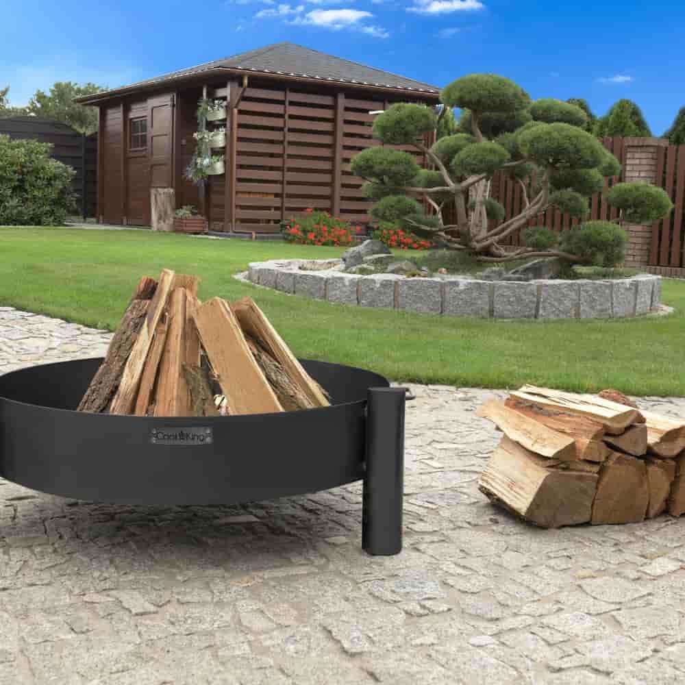 Fire Bowl "HAITI" 60 cm - made of natural steel-0