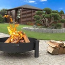 Fire Bowl "HAITI" 60 cm - made of natural steel-1