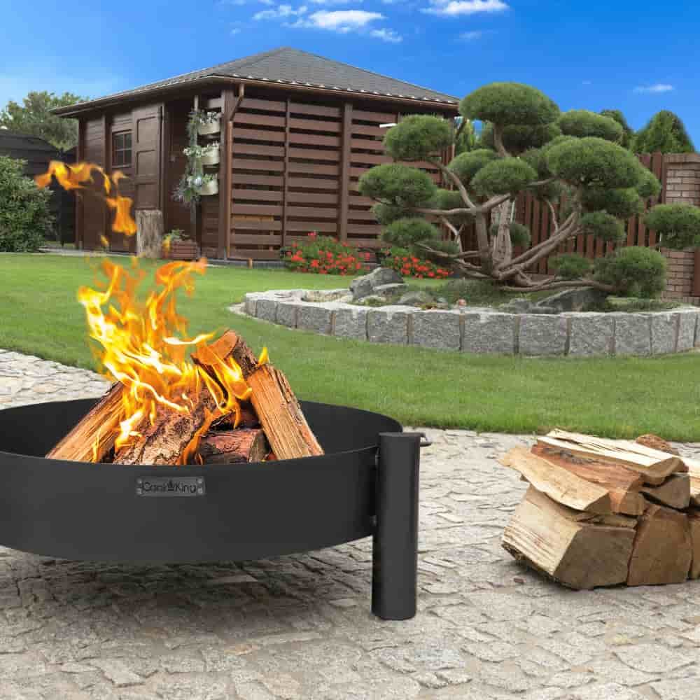 Fire Bowl "HAITI" 70 cm - made of natural steel-1