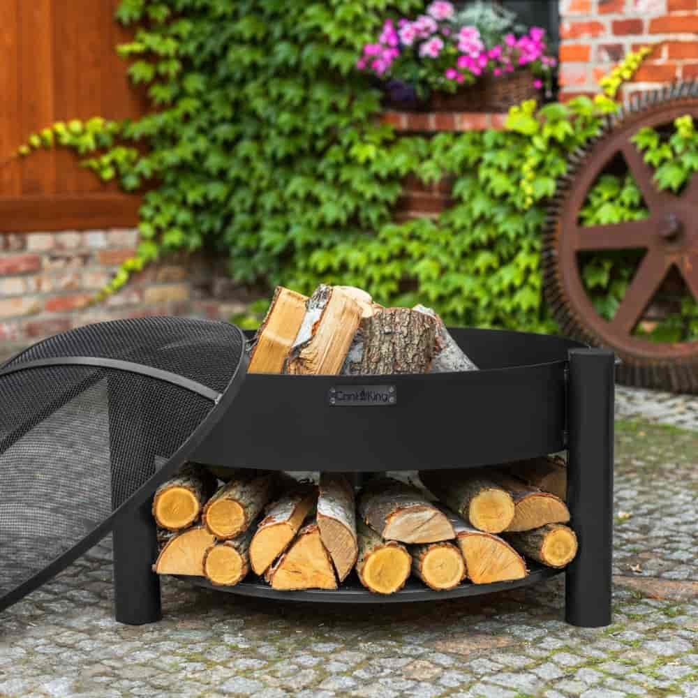 Fire Bowl "MONTANA" 60 cm - made of natural steel-4