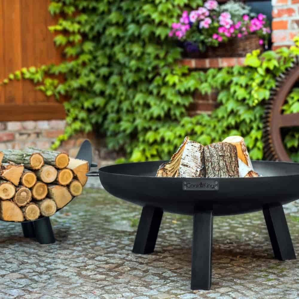 Fire Bowl "POLO" 60 cm - made of natural steel-0