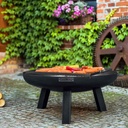 Fire Bowl "POLO" 60 cm - made of natural steel-2