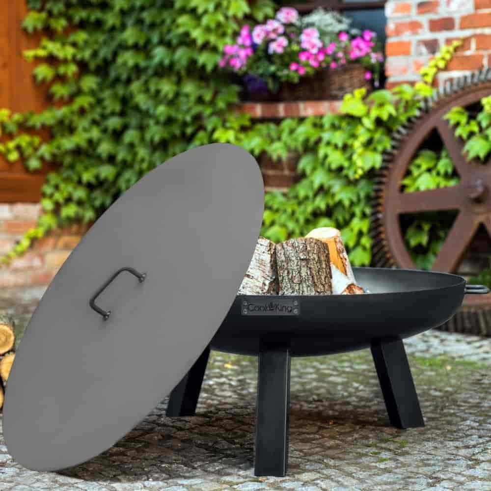 Fire Bowl "POLO" 70 cm - made of natural steel-3