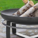 Fire Bowl "VIKING" 60 cm - made of natural steel-1