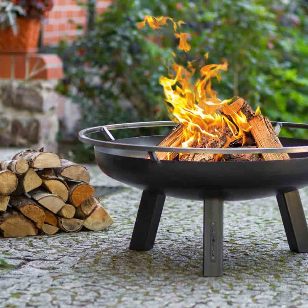 Fire Bowl "PORTO" 60 cm - made of natural steel-2