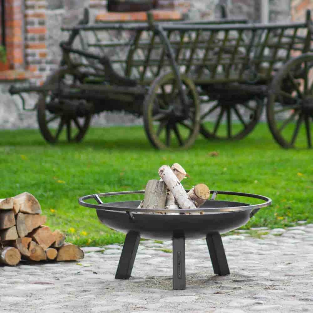 Fire Bowl "PORTO" 70 cm - made of natural steel-0