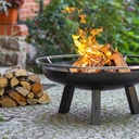 Fire Bowl "PORTO" 70 cm - made of natural steel-2