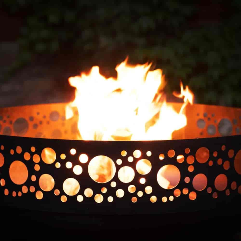 Fire Bowl "BOSTON" 80 cm - made of natural steel-1