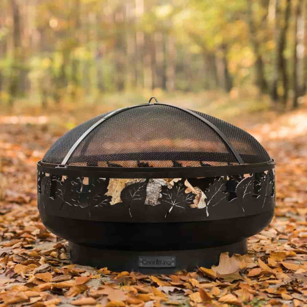 Fire Bowl „TORONTO“ 80 cm - made of natural steel-3