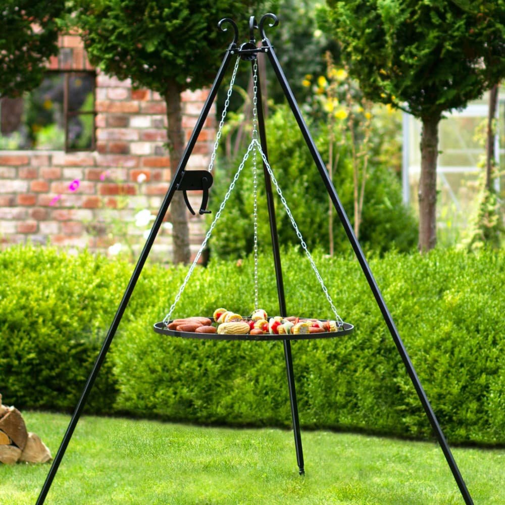 Swing Grill 180 cm + Grill Grate 80 cm + Crank-0