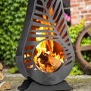 Garden Fireplace "LIMA" - made of Natural Steel-0