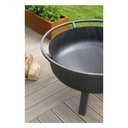 Fire Bowl XXL "PORTO" 80 cm - made of natural steel-0