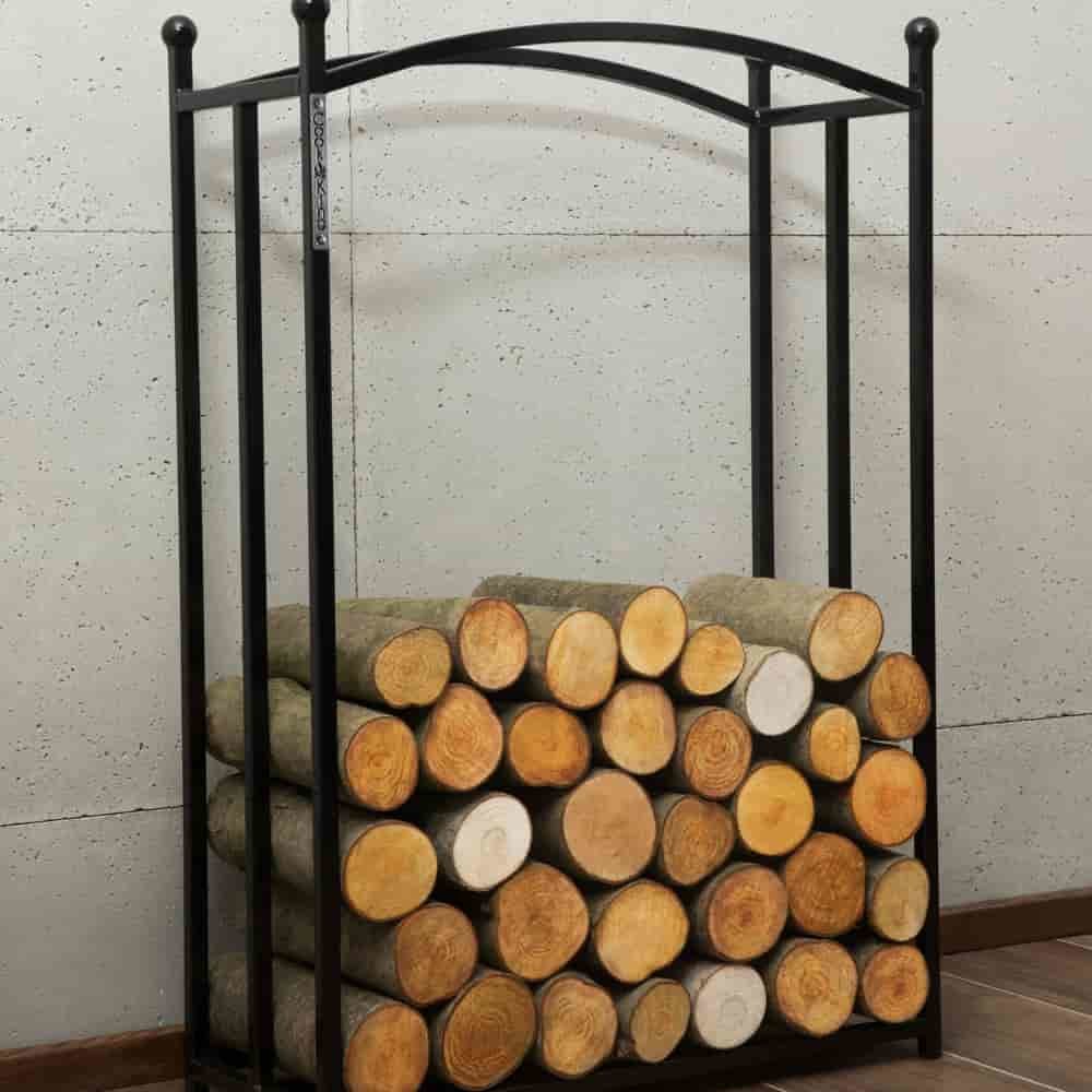 Firewood Rack "BERRY" - made of natural steel-0