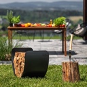 Firewood Rack "TURYN" - Made of Natural Steel-1