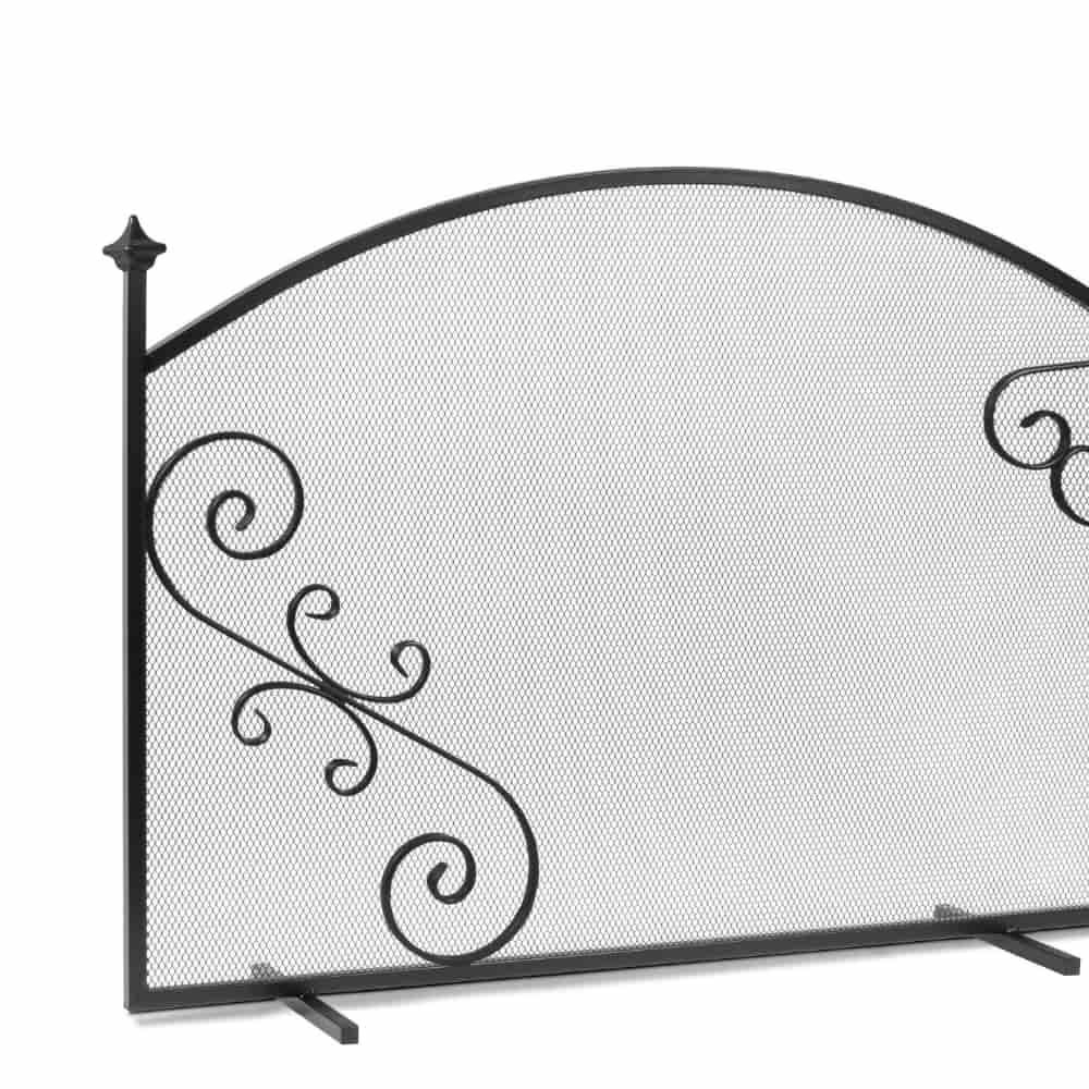 Fireplace Guard "ALDI" - made of Natural Steel-0