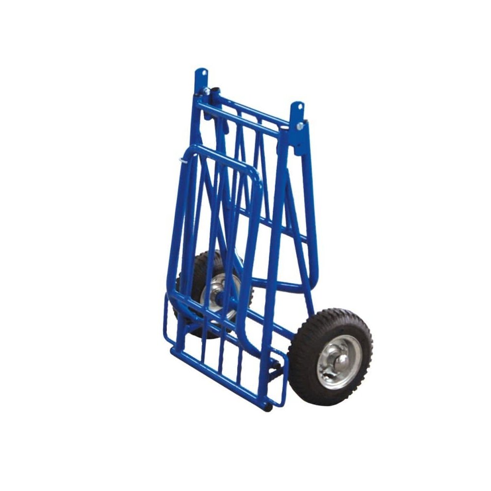 Package Trolley 100 kg 2-Foldable Pneumatic Tires 490 x 635 x 1025 mm-0