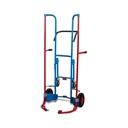 Tire Cart with Support Wheel 200 kg Load Capacity Solid Rubber Tires-0