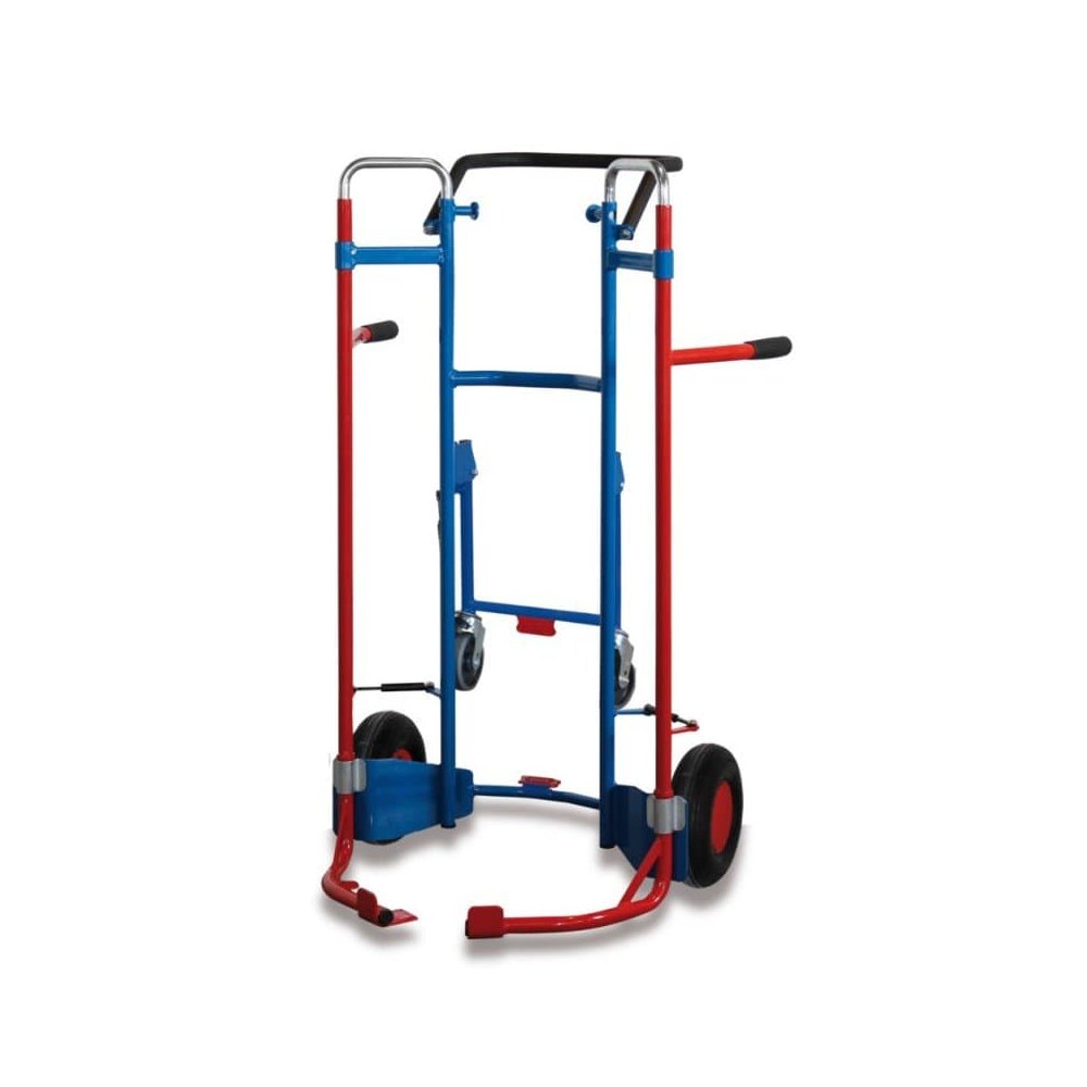 Telescopic Tire Cart 200 kg Load Capacity Solid Rubber Tires-1