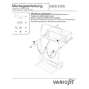 Toolbox for steel bottle cart fk-1000-2