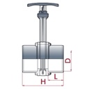 Slide Valve 90 x 90 Adhesive Socket on Both Sides-0