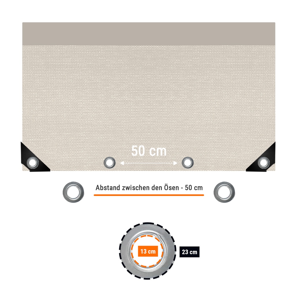 gray 650 g/m² PVC 4 x 5m (20m²) Tarp-2