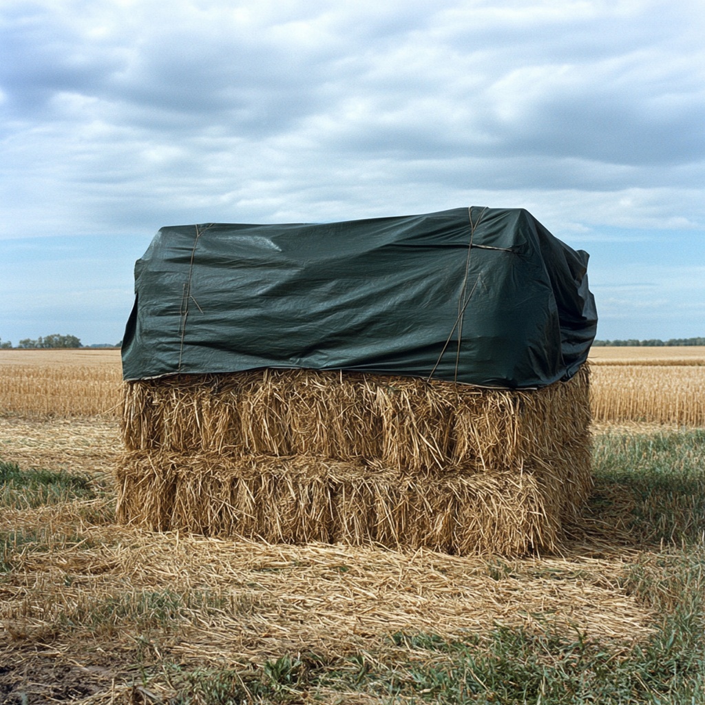 280 g/m² green 5 x 8 (40m²) Tarpaulin-2