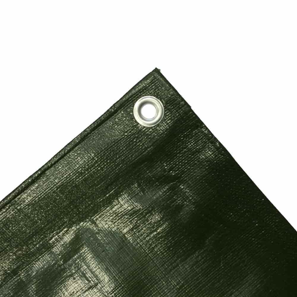 210g/m² Tarpaulin 6x10m green (60m²)-1