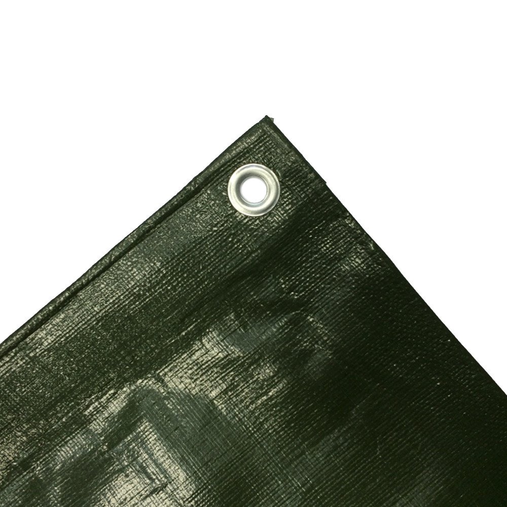 210g/m² Tarpaulin 8x12m green (96m²)-1