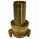 Brass Suction Coupling with Locknut 1" Inch-0