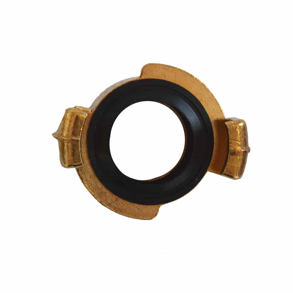 Brass Suction Coupling with Locknut 1" Inch-1