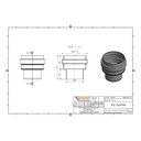 KGUS Connection to Stoneware Spigot End DN/OD 110-1