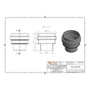 KGUS Connection to Stoneware Spigot End DN/OD 125-1