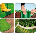 Garden Border Green 15 cm x 9 Meters-0