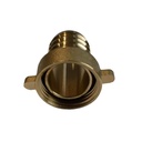 2/3 Hose Fitting Brass 1 1/2" Female Thread - 32 mm-0