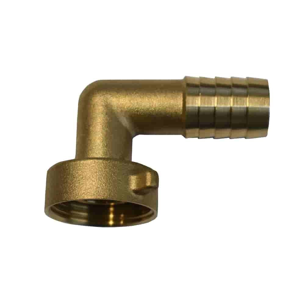 2/3 Hose Fitting Brass 1" Angle - 19 mm-0