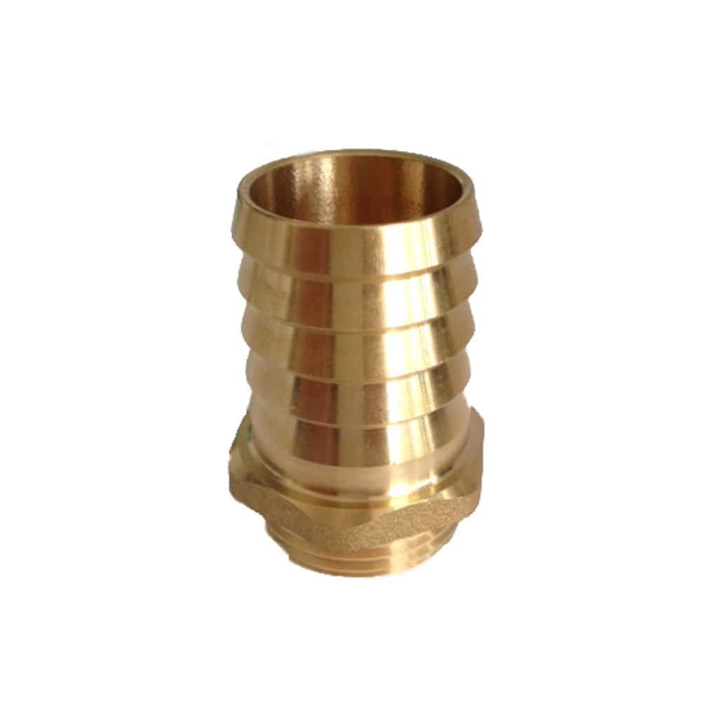 Hose Connector Brass 1 1/2" Male Thread - 40 mm-1