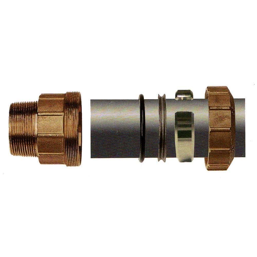 Brass PE Pipe Fitting 90° Elbow Male 25x3/4"-0